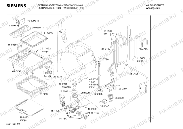 Схема №3 WP80980II EXTRAKLASSE T900 с изображением Панель управления для стиральной машины Siemens 00350576