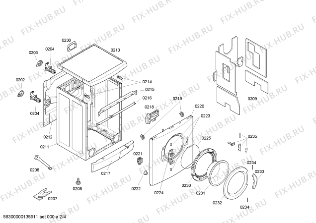 Схема №4 WAE28161FG Bosch Maxx 7 с изображением Панель управления для стиральной машины Bosch 00669751