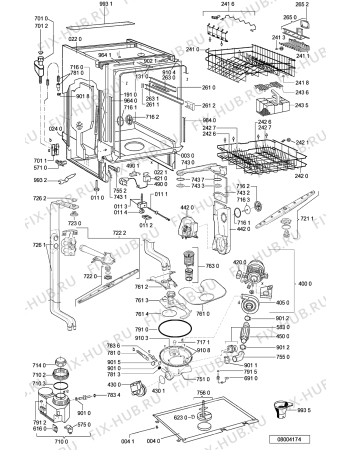 Схема №1 GSU 5536 WS с изображением Обшивка для посудомоечной машины Whirlpool 481245372813