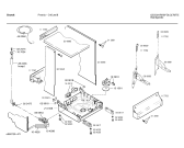 Схема №3 SPSBRA2FF Premia.... с изображением Передняя панель для электропосудомоечной машины Bosch 00351596