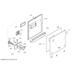 Схема №6 SGI45M62EU с изображением Передняя панель для посудомоечной машины Bosch 00661270