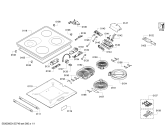 Схема №1 NKC645P14 с изображением Стеклокерамика для плиты (духовки) Bosch 00681371