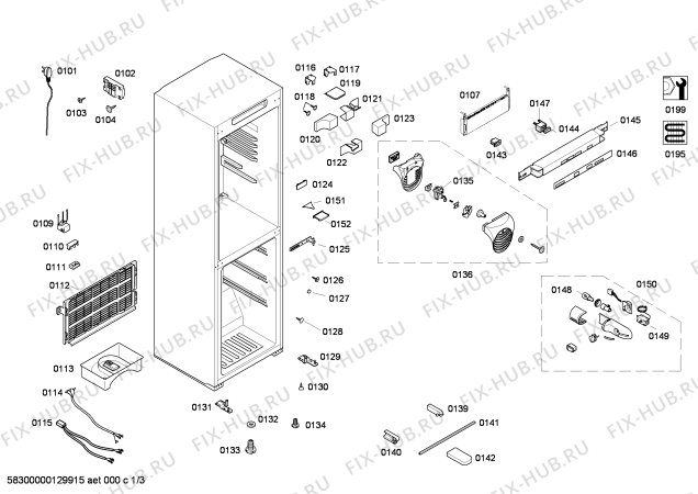 Схема №2 KK25V61TI с изображением Дверь для холодильника Siemens 00246272