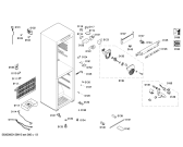 Схема №2 KK25V61TI с изображением Дверь для холодильника Siemens 00246272