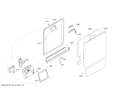 Схема №5 S42L68N0EU с изображением Панель управления для посудомоечной машины Bosch 00742353