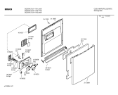 Схема №5 SGS56A72 с изображением Передняя панель для посудомойки Bosch 00432655