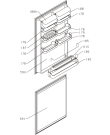 Схема №1 S32STRPU (266293, HZOS3366) с изображением Дверь для холодильника Gorenje 396149