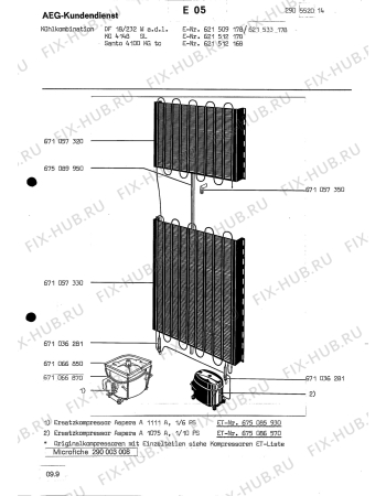 Взрыв-схема холодильника Aeg KG 4148 SL - Схема узла Section3