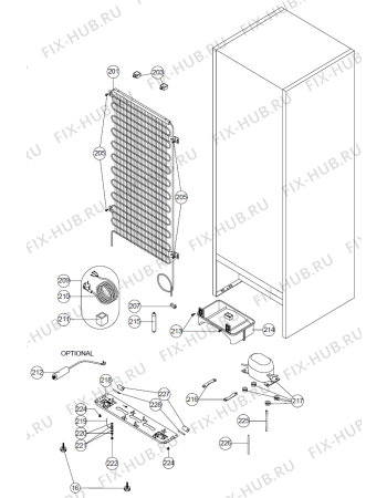 Взрыв-схема холодильника Gorenje FN86253X (382190, ZOS27664) - Схема узла 04