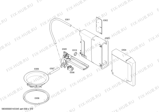 Схема №4 BS220110 с изображением Рамка для плиты (духовки) Bosch 00684054