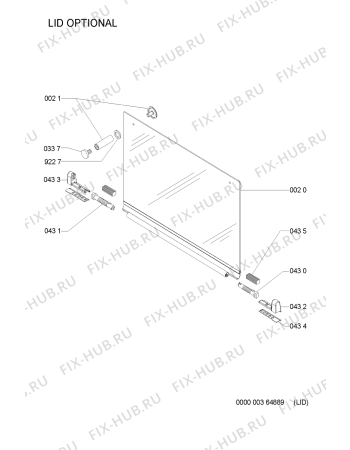 Схема №1 AKT717IX (F091959) с изображением Руководство для плиты (духовки) Indesit C00368760