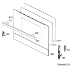 Схема №3 EE2003061M с изображением Панель для плиты (духовки) Aeg 3578871018