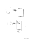 Схема №7 WSF5552 A+W с изображением Дверь для холодильной камеры Whirlpool 481010389844