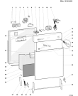 Схема №2 AFA300SSUK (F025807) с изображением Сенсорная панель для посудомоечной машины Indesit C00086353