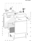 Схема №2 AF250 (F025087) с изображением Панель управления для посудомоечной машины Indesit C00083070