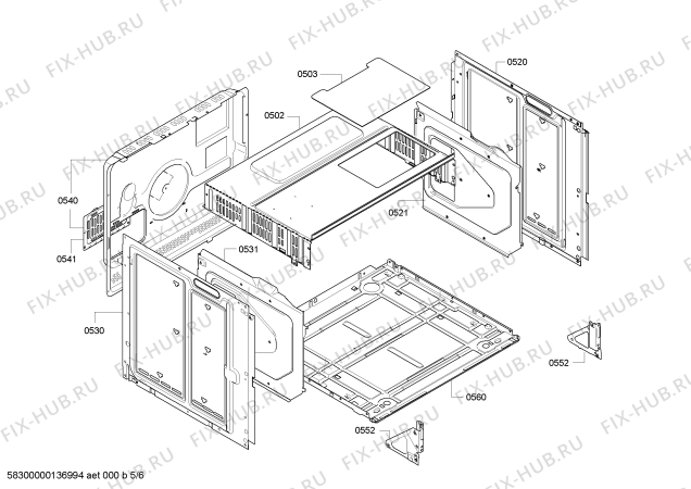 Схема №6 E15P42N0 с изображением Панель управления для духового шкафа Bosch 00669507