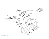 Схема №5 HEN300551 с изображением Панель управления для духового шкафа Bosch 00662959