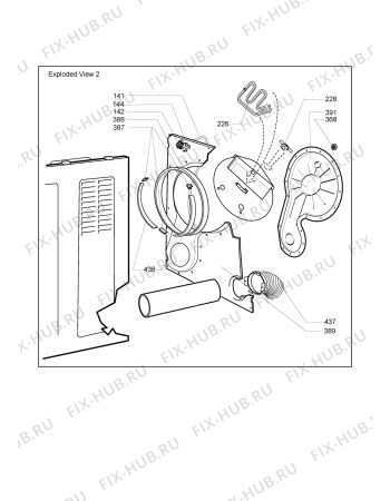 Схема №3 031238A15093 - C38AW с изображением Обшивка для электросушки Whirlpool 482000020996
