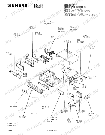 Схема №8 FM617K4 с изображением Интегрированный контур для видеотехники Siemens 00735276