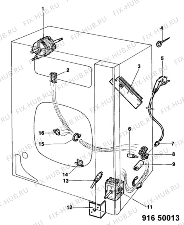 Взрыв-схема комплектующей Zanker KT4230 - Схема узла Electrical equipment