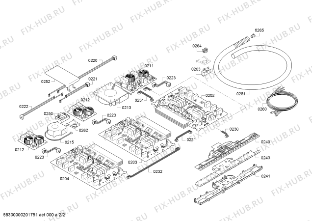 Схема №2 NITP668SUC с изображением Стеклокерамика для плиты (духовки) Bosch 00716074