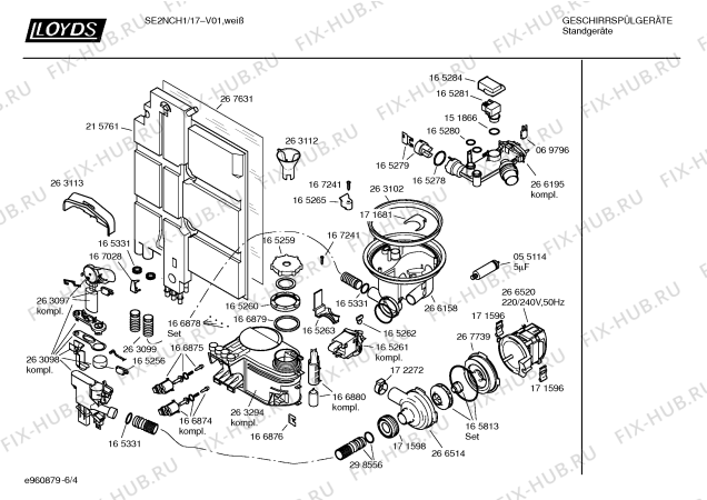 Схема №5 SE2NCH1 LLOYDSECOCOMFORT5 с изображением Передняя панель для электропосудомоечной машины Bosch 00358725