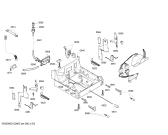 Схема №6 SRV45T13EU с изображением Рамка для посудомоечной машины Siemens 00662874