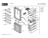 Схема №4 3KF4865B с изображением Дверь для холодильника Bosch 00240793