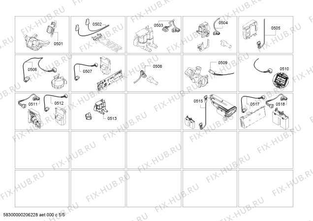 Схема №4 WAT24608IT с изображением Бак для стиралки Bosch 00715318