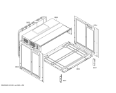 Схема №5 CF431350 с изображением Фронтальное стекло для плиты (духовки) Bosch 00710097