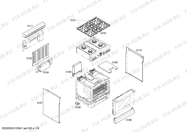 Схема №9 P364GLCLP с изображением Поднос для электропечи Bosch 00143472