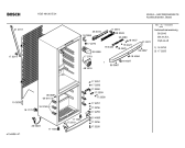 Схема №4 KGS46120IE с изображением Дверь морозильной камеры для холодильной камеры Bosch 00239031