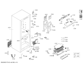 Схема №2 KG53NVW20N с изображением Рама модуля для холодильника Bosch 00741884