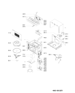 Схема №1 EMNK5 2238 PT с изображением Дверца для микроволновки Whirlpool 481010920510