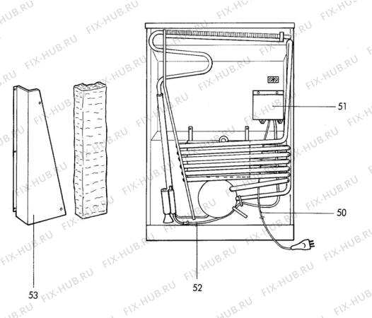 Взрыв-схема холодильника Unknown D150 - Схема узла C20 Cold, User manual E