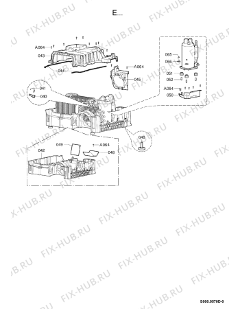 Схема №5 TRW 6070 LI BK с изображением Покрытие для стиральной машины Whirlpool 480112101338