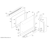 Схема №6 3HB526XDM с изображением Фронтальное стекло для электропечи Bosch 00689836