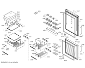 Схема №4 BD3076W3DN, PROFILO с изображением Крышка для холодильника Bosch 11030193