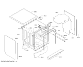 Схема №6 SMS69T28AU Made in Germany ActiveWater с изображением Внешняя дверь для посудомойки Bosch 00680719