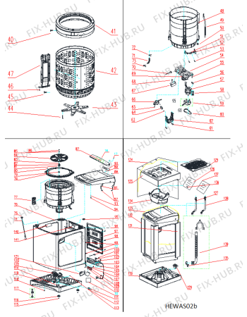 Схема №1 WTL 1600 FR SL с изображением Помпа для стиральной машины Whirlpool 482000098747