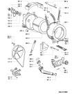 Схема №1 AWM 308 с изображением Клавиша для стиралки Whirlpool 481941029008