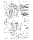 Схема №2 GSI 5023 W-WS с изображением Обшивка для электропосудомоечной машины Whirlpool 481245371065