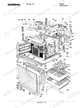 Схема №9 EE848116 с изображением Часть корпуса для духового шкафа Bosch 00156419