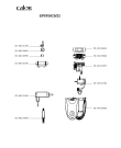 Схема №1 EP5700C0/23 с изображением Элемент корпуса для бритвы (эпилятора) Calor CS-00139563