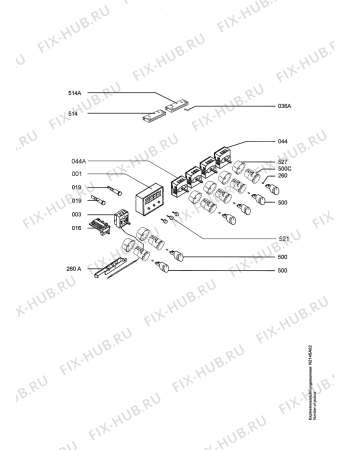 Взрыв-схема плиты (духовки) Juno JEH2531E - Схема узла Functional parts 267