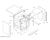 Схема №5 SMS50E09EP с изображением Столешница для посудомойки Bosch 00686310
