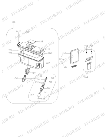 Схема №5 WTE 5243 A+ NFPW с изображением Затычка для холодильника Whirlpool 481240478877