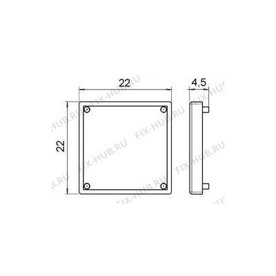 Покрытие для холодильника Electrolux 2634014019 в гипермаркете Fix-Hub