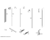 Схема №5 FI24DP30 с изображением Монтажный набор для холодильной камеры Bosch 00673238