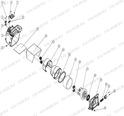 Схема №2 VCK2322AP-R (343120, VC-H4521) с изображением Катушка для мини-пылесоса Gorenje 495242